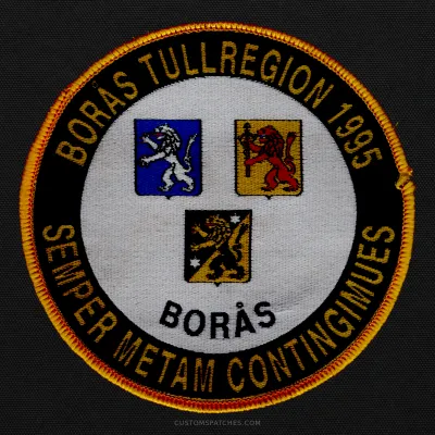 BORÅS TULLREGION 1995 SEMPER METAM CONTINGIMUES BORÅS – Borås Customs Region – Sweden – Patch