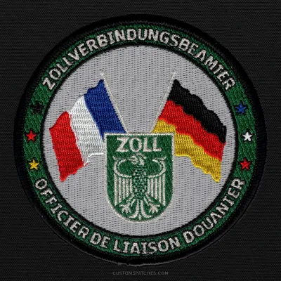 ZOLLVERBINDUNGSBEAMTER OFFICIER DE LIAISON DOUANIER – Customs Liaison Officer Paris – Germany – Patch