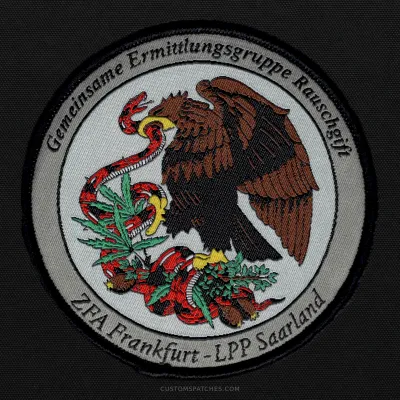 Gemeinsame Ermittlungsgruppe Rauschgift ZFA Frankfurt - LPP Saarland – Sachgebiet 800 - Gemeinsame Ermittlungsgruppe Rauschgift (GER) Saarland – Germany – Patch