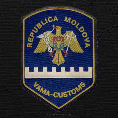 REPUBLICA MOLDOVA VAMA-CUSTOMS – Customs Service of the Republic of Moldova – Moldova, Republic of – Patch