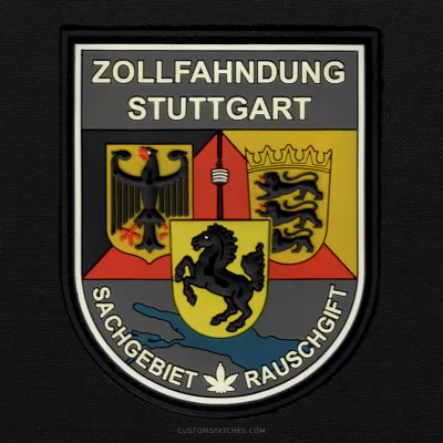 ZOLLFAHNDUNG STUTTGART SACHGEBIET RAUSCHGIFT – Section 600 – Narcotics – Germany – Patch