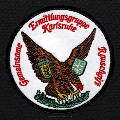 Gemeinsame Ermittlungsgruppe Rauschgift Karlsruhe – Section 800 - Joint Narcotics Investigation Group Karlsruhe – Germany – Patch