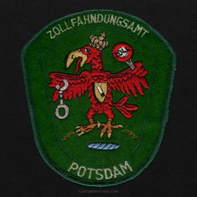ZOLLFAHNDUNGSAMT POTSDAM – Customs Investigation Office Potsdam – Germany – Patch