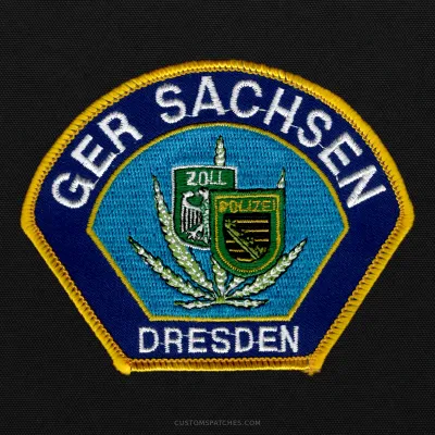 GER SACHSEN DRESDEN ZOLL POLIZEI – Section 500 - Joint Narcotics Investigation Group Saxony – Germany – Patch