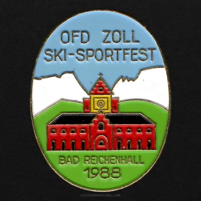OFD ZOLL SKI-SPORTFEST BAD REICHENHALL 1988 – Regional Finance Directorate – Germany – Patch