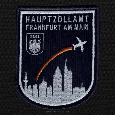 HAUPTZOLLAMT FRANKFURT AM MAIN ZOLL – Main Customs Office Frankfurt am Main – Germany – Patch