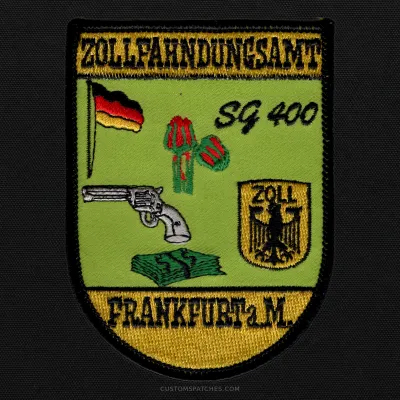 ZOLLFAHNDUNGSAMT FRANKFURT a.M. SG 400 – Section 400 - Organized Crime – Germany – Patch