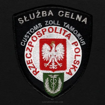 SŁUŻBA CELNA CUSTOMS ZOLL ТАМОЖНЯ RZECZPOSPOLITA POLSKA – Customs Service – Poland – Patch