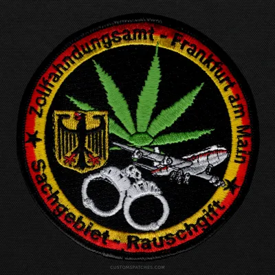 Zollfahndungsamt - Frankfurt am Main Sachgebiet - Rauschgift – Section 600 – Narcotics Investigations Frankfurt am Main – Germany – Patch