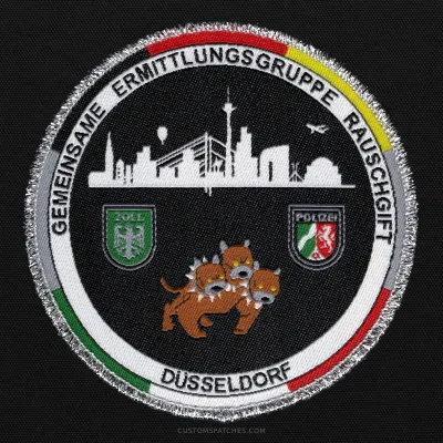 GEMEINSAME ERMITTLUNGSGRUPPE RAUSCHGIFT DÜSSELDORF ZOLL POLIZEI – Section 600 - Joint Narcotics Investigation Group Düsseldorf – Germany – Patch