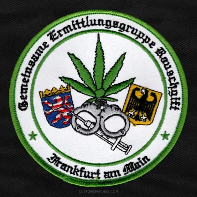 Gemeinsame Ermittlungsgruppe Rauschgift Frankfurt am Main – Section 800 - Joint Narcotics Investigation Group Frankfurt am Main – Germany – Patch