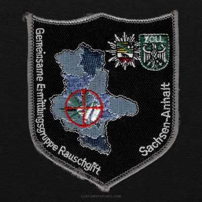 Gemeinsame Ermittlungsgruppe Rauschgift Sachsen-Anhalt – Section 600 - Joint Narcotics Investigation Group Saxony-Anhalt – Germany – Patch