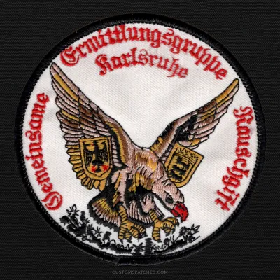 Gemeinsame Ermittlungsgruppe Rauschgift Karlsruhe – Section 800 - Joint Narcotics Investigation Group Karlsruhe – Germany – Patch