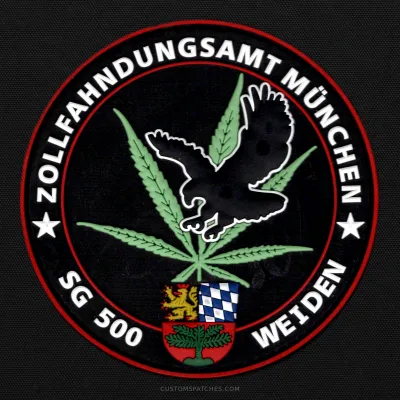 ZOLLFAHNDUNGSAMT MÜNCHEN SG 500 WEIDEN – Section 500 – Narcotics Investigations Weiden – Germany – Patch