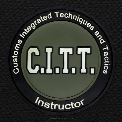C.I.T.T. Customs Integrated Techniques and Tactics Instructor – General Administation of Customs And Excises (GAC&E) – Belgium – Patch