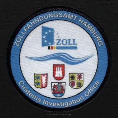 ZOLLFAHNDUNGSAMT HAMBURG Customs Investigation Office – Customs Investigation Office Hamburg – Germany – Patch