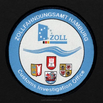 ZOLLFAHNDUNGSAMT HAMBURG Customs Investigation Office – Customs Investigation Office Hamburg – Germany – Patch