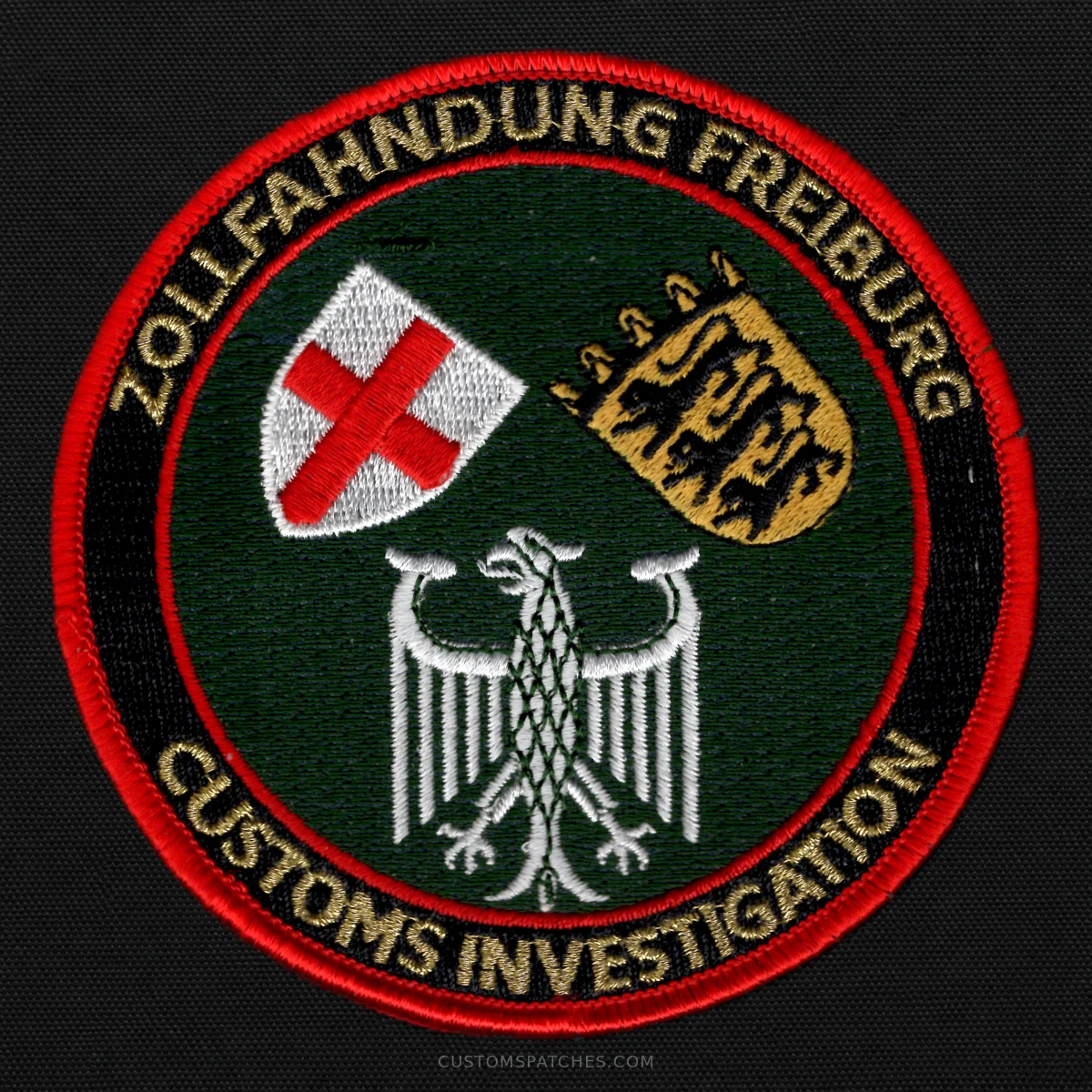 ZOLLFAHNDUNG FREIBURG CUSTOMS INVESTIGATION – Freiburg Office – Germany – Patch