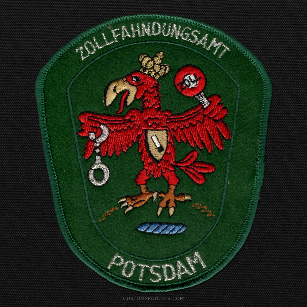 ZOLLFAHNDUNGSAMT POTSDAM – Customs Investigation Office Potsdam – Germany – Patch