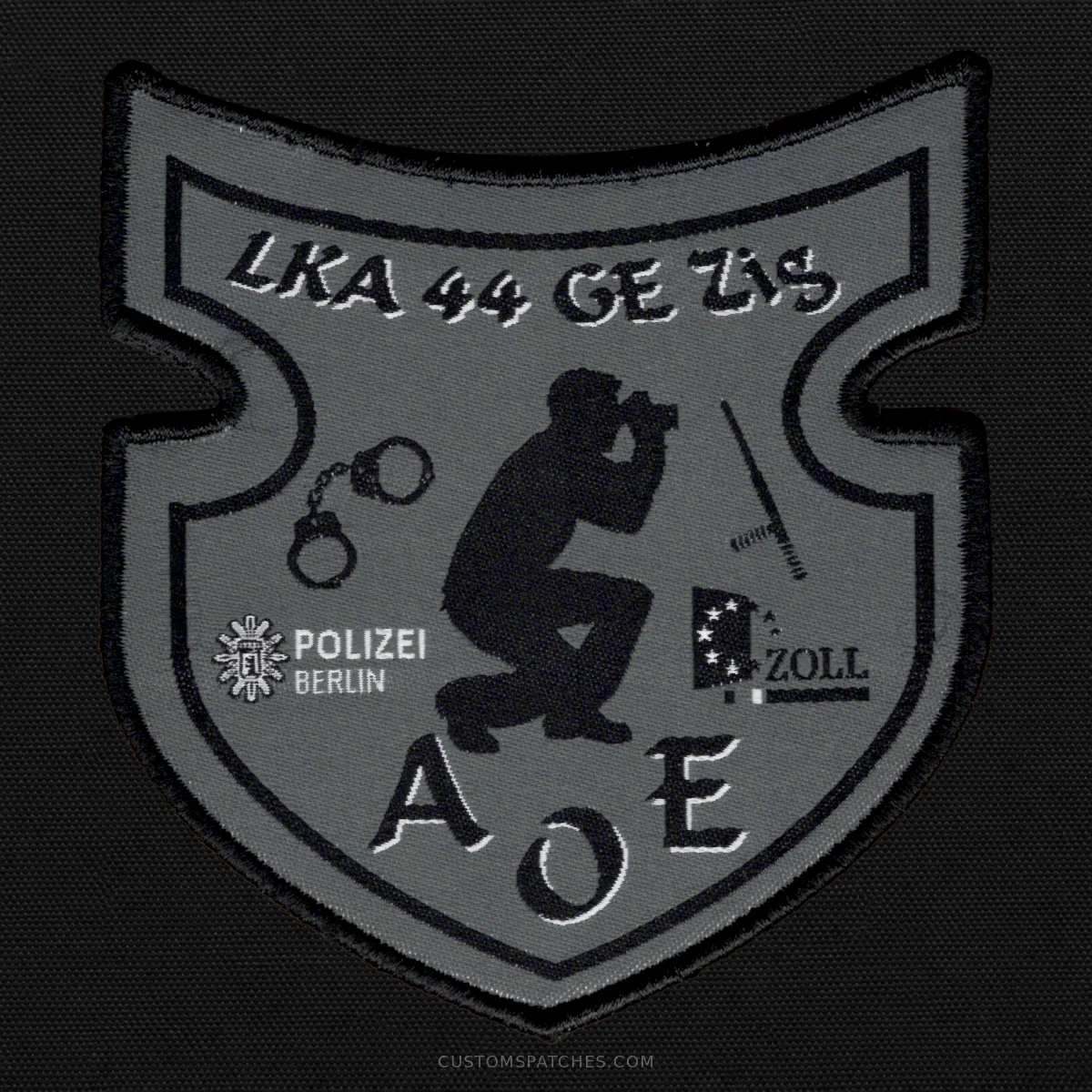 LKA 44 GE Zig AOE POLIZEI BERLIN ZOLL – Section 500 – Joint Cigarette Investigation Group Berlin – Germany – Patch