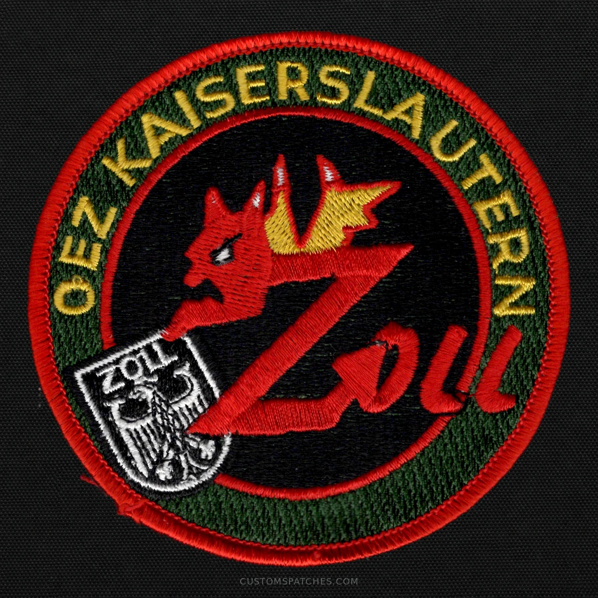 OEZ KAISERSLAUTERN ZOLL – Section 200 - Customs Surveillance Unit Kaiserslautern – Germany – Patch