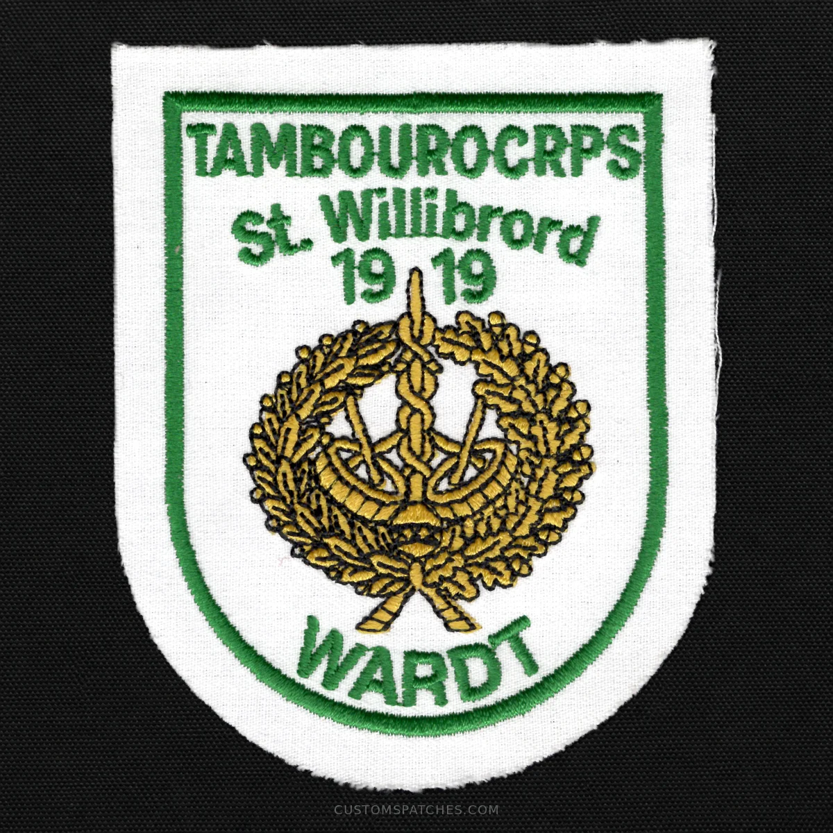 TAMBOUROCRPS St. Willibrord 1919 WARDT – Tambourcorps St. Willibrord Wardt e.V. – Germany – Patch