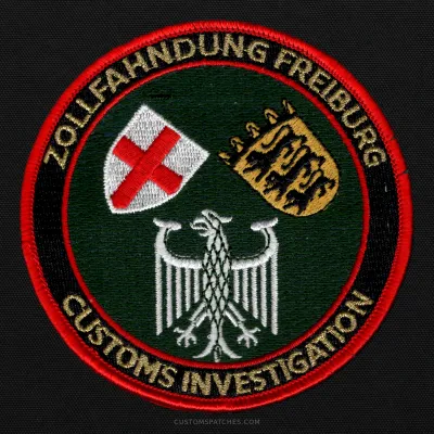 ZOLLFAHNDUNG FREIBURG CUSTOMS INVESTIGATION – Freiburg Office – Germany – Patch