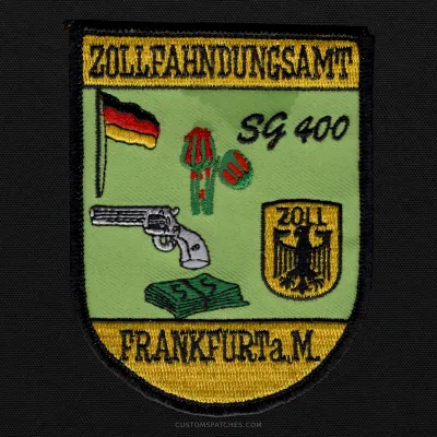 ZOLLFAHNDUNGSAMT FRANKFURT a.M. SG 400 – Section 400 - Organized Crime – Germany – Patch