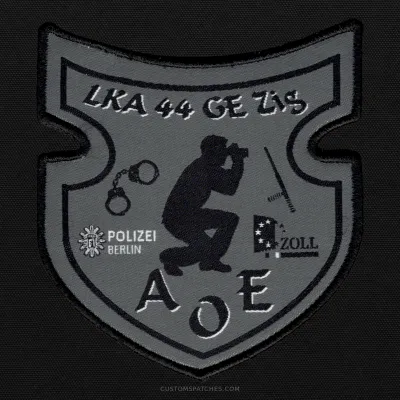 LKA 44 GE Zig AOE POLIZEI BERLIN ZOLL – Section 500 – Joint Cigarette Investigation Group Berlin – Germany – Patch
