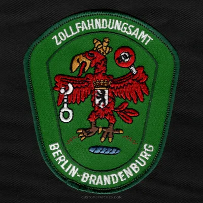 ZOLLFAHNDUNGSAMT BERLIN-BRANDENBURG – Customs Investigation Office Berlin-Brandenburg – Germany – Patch