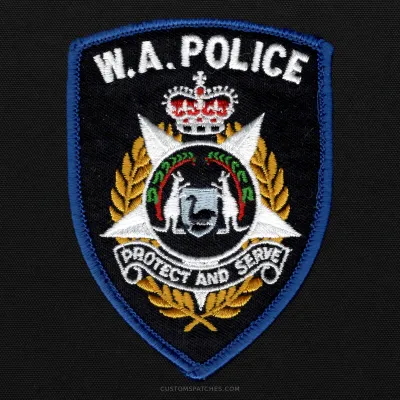 W.A. POLICE PROTECT AND SERVE – Australia – Patch