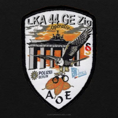 LKA 44 GE Zig -Operativ- AOE POLIZEI BERLIN ZOLL – Section 500 – Joint Cigarette Investigation Group Berlin – Germany – Patch