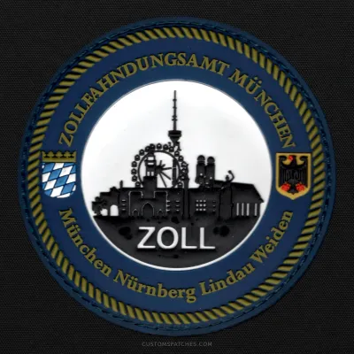 ZOLLFAHNDUNGSAMT MÜNCHEN München Lindau Nürnberg Weiden – Customs Investigation Office Munich – Germany – Patch