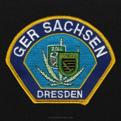 GER SACHSEN DRESDEN ZOLL POLIZEI – Section 500 - Joint Narcotics Investigation Group Saxony – Germany – Patch